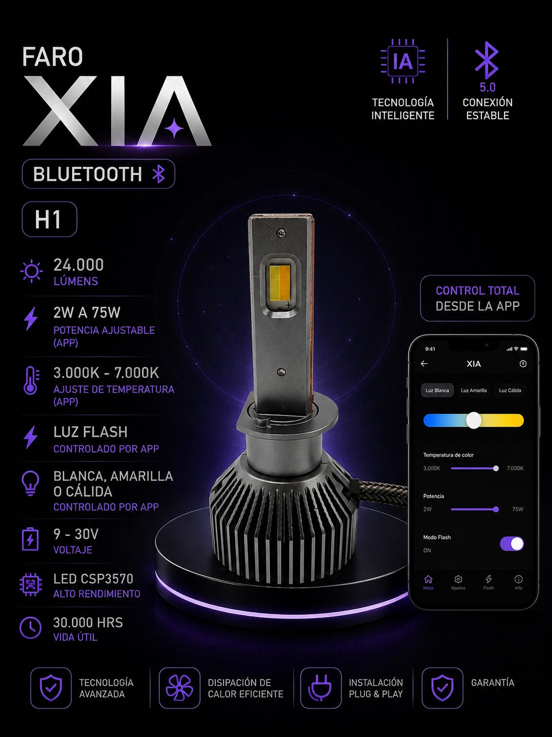 FARO LED XIA BLUETOOTH